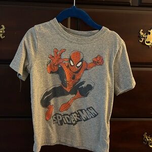Marvel Gray and Red Spider-Man Tee